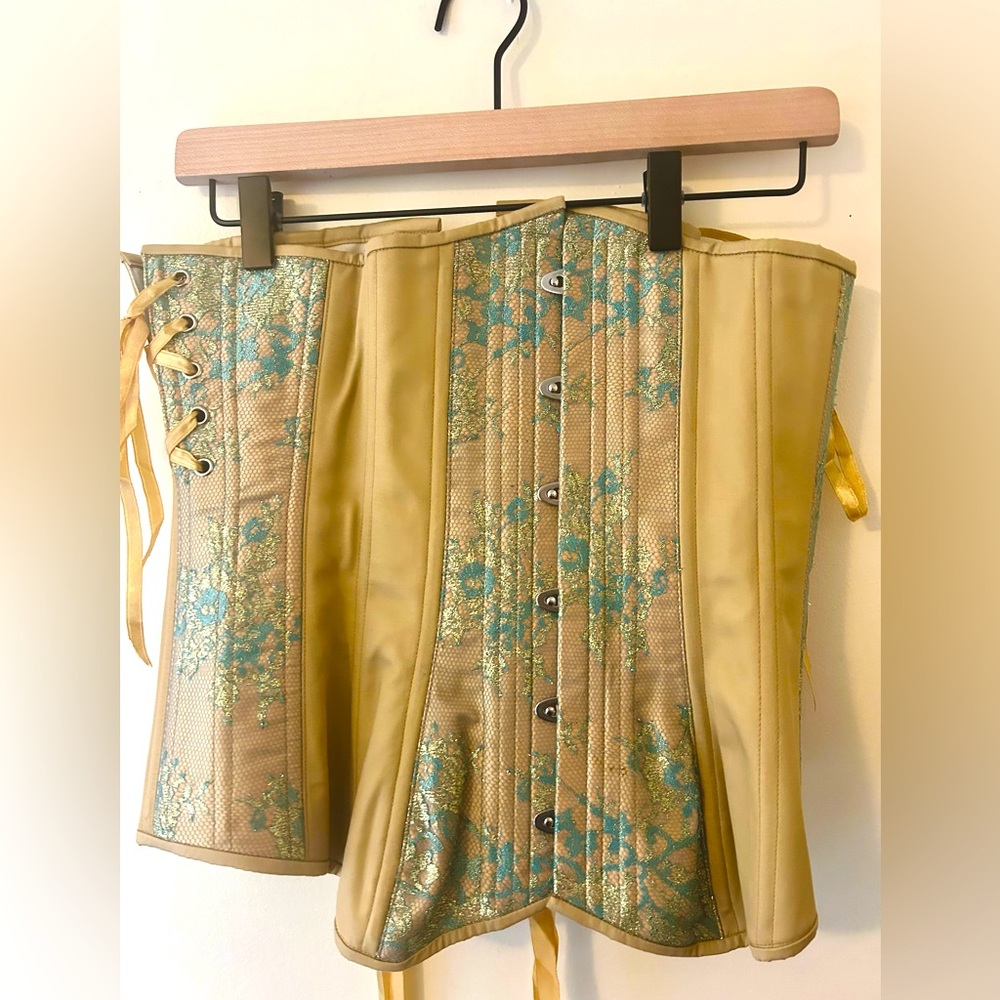 Ren Faire Gold-Blue Corset